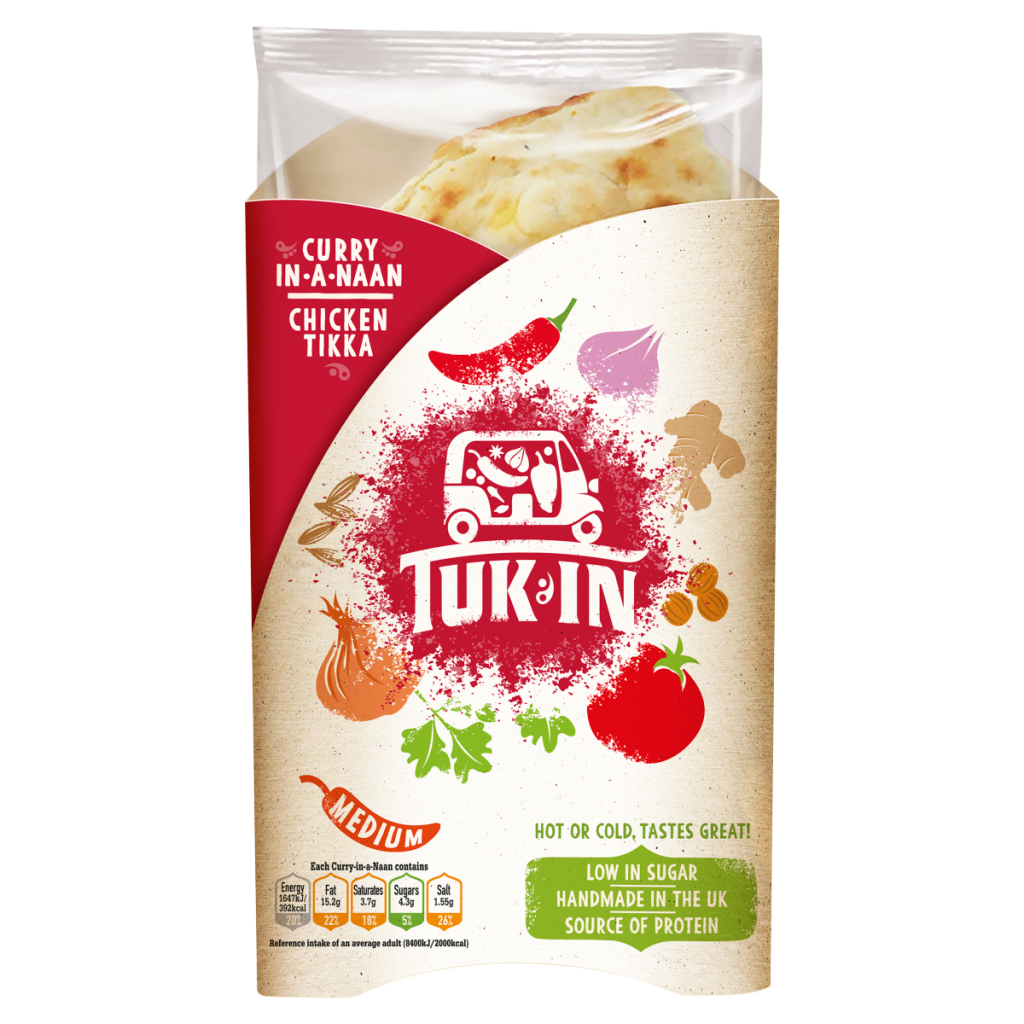 Tuk In Curry in a Naan Chicken Tikka 180g