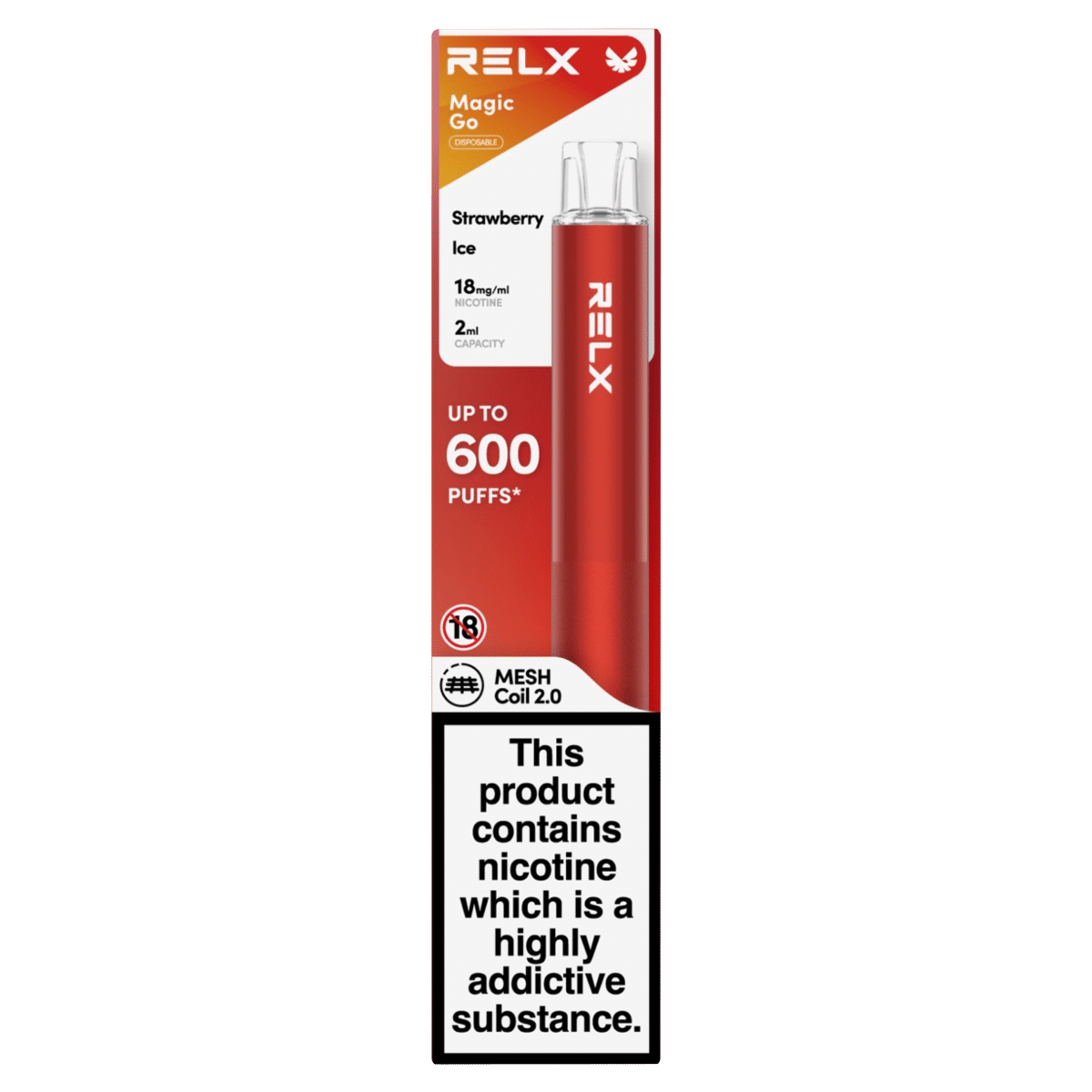 Relx Magic Go Strawberry Ice 18mg/ml