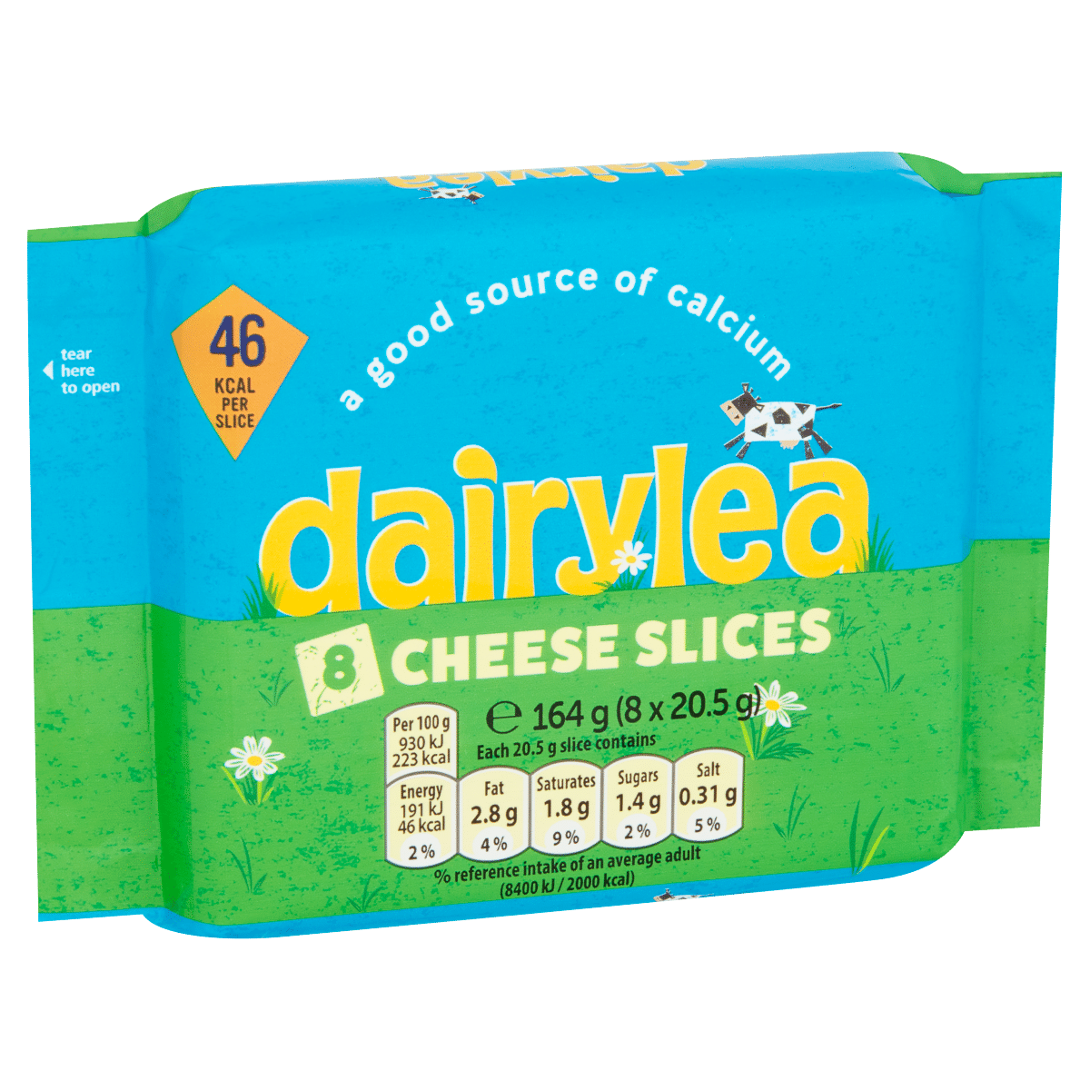 Dairylea Cheese Slices 8 x 20.5g (164g)