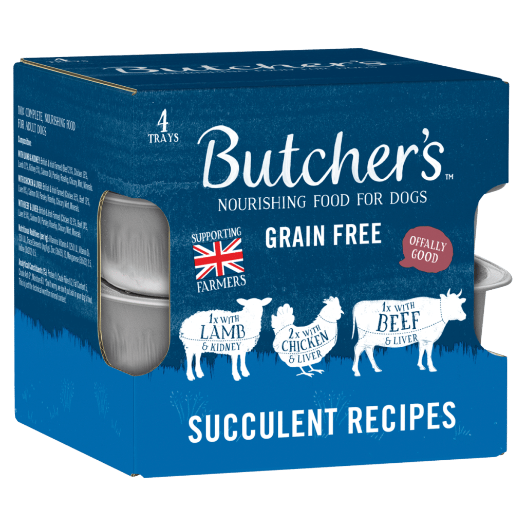 Butcher’s Succulent Recipes Nourishing Food for Dogs 4 x 150g