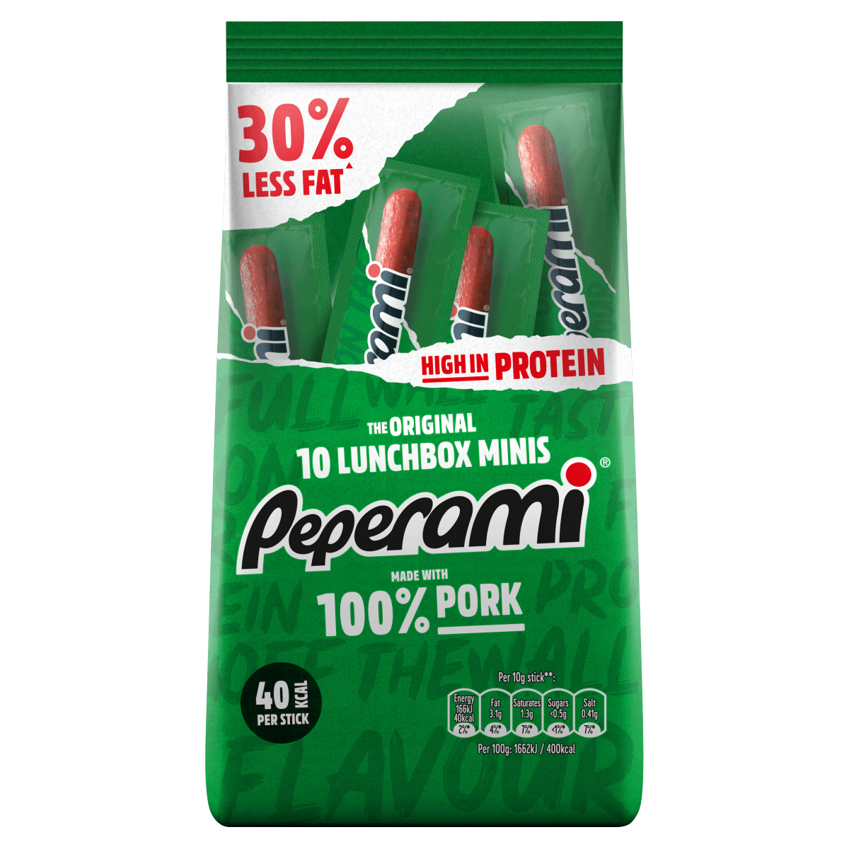 Peperami The Original Lunchbox Minis 10 x 10g (100g)