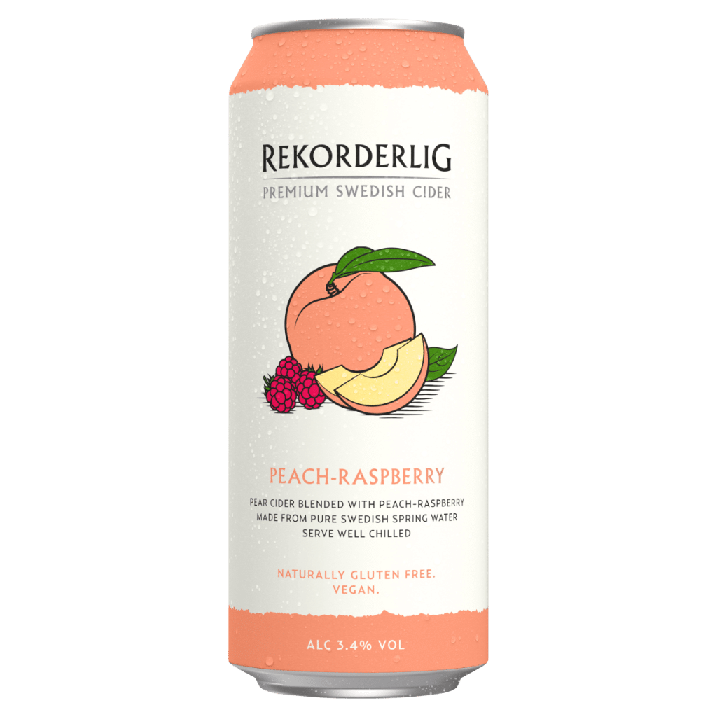 Rekorderlig Peach-Raspberry Premium Swedish Cider 500ml