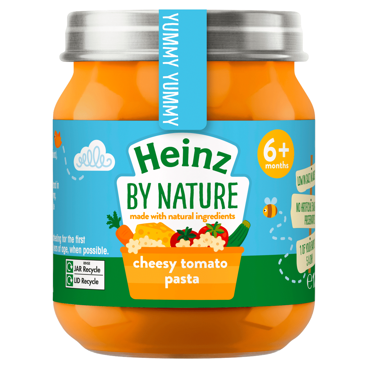 Heinz By Nature Cheesy Tomato Pasta 6+ Months 120g