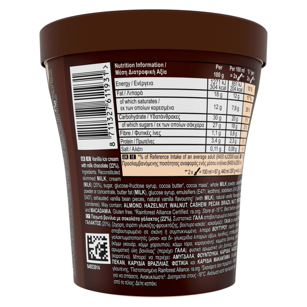 Magnum Ice Cream Tub Classic 440 ml