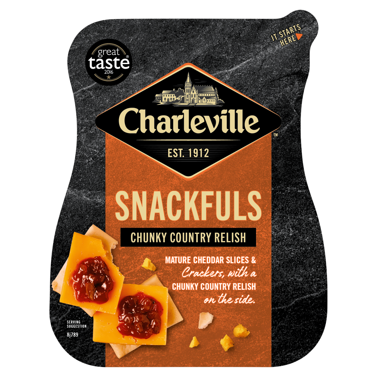 Charleville Snackfuls Chunky Country Relish 72g
