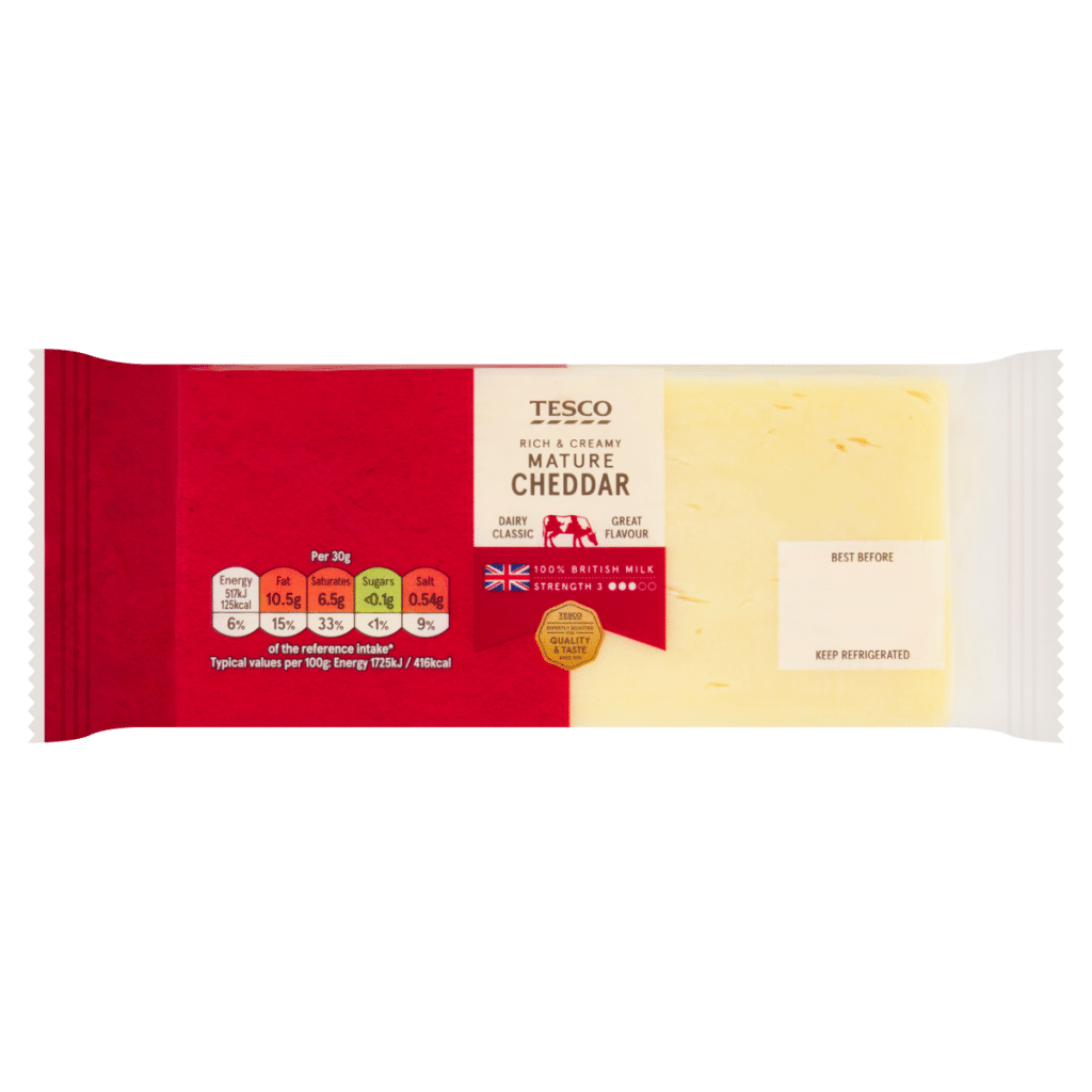 Tesco Mature Cheddar 400g