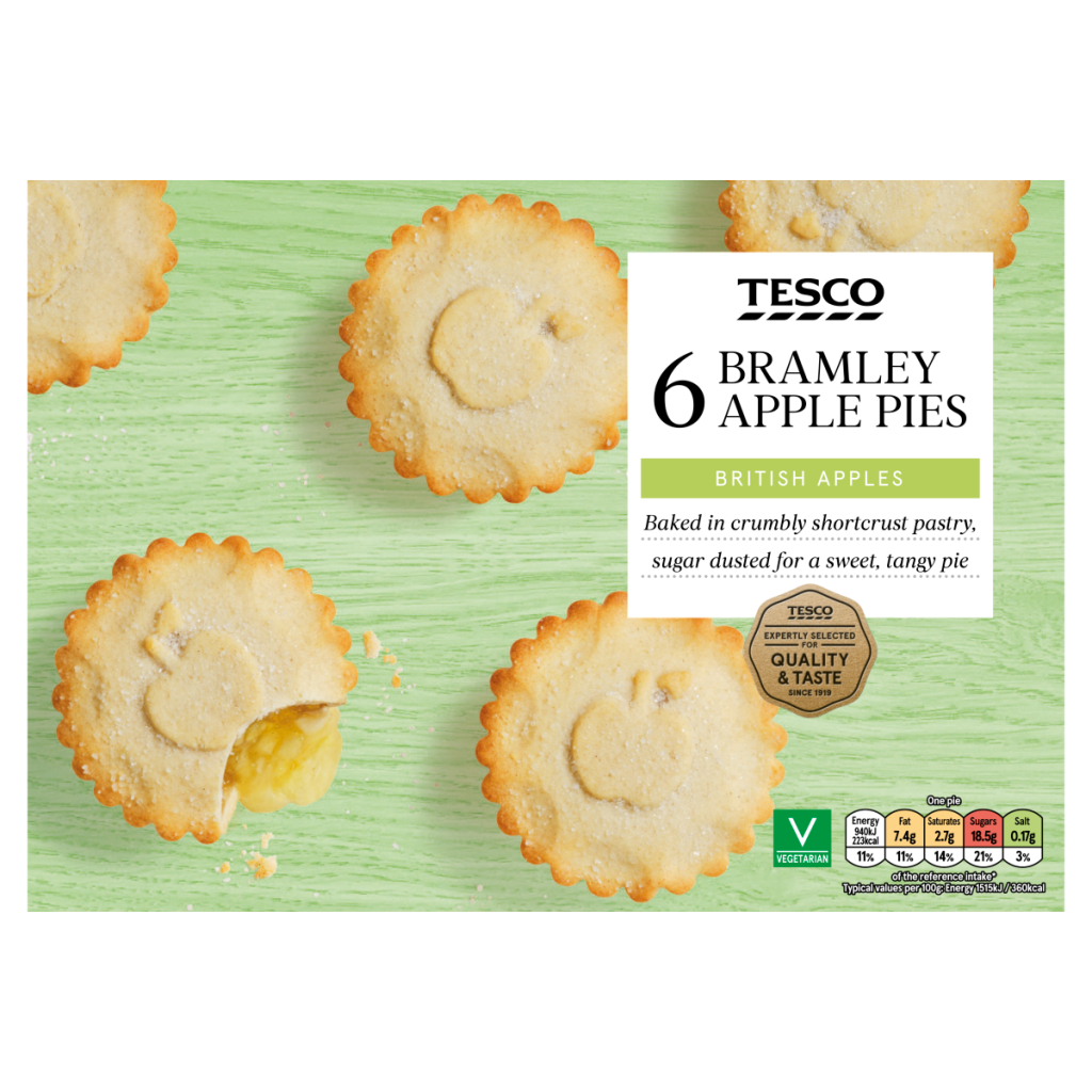 Tesco 6 Bramley Apple Pies