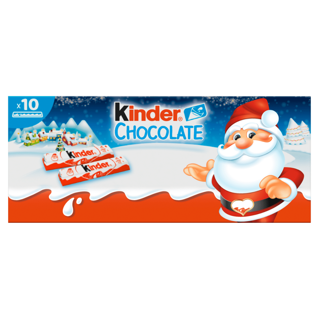 Kinder Chocolate 10 Wrapped Small Bars 125g