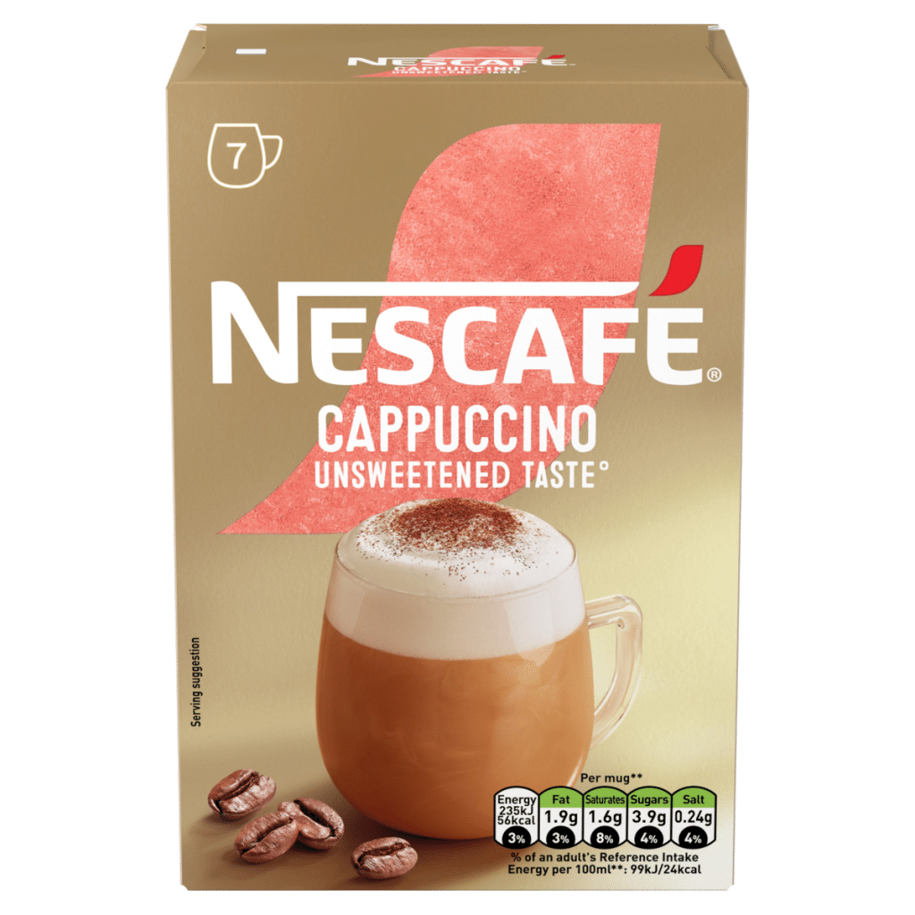 Nescafé Cappuccino Unsweetened Taste 7 x 14.2g (99.4g)