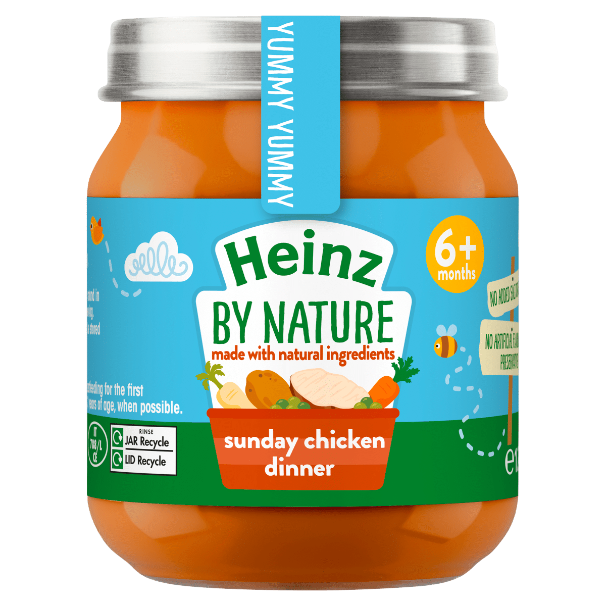 Heinz By Nature Sunday Chicken Dinner 6+ Months 120g