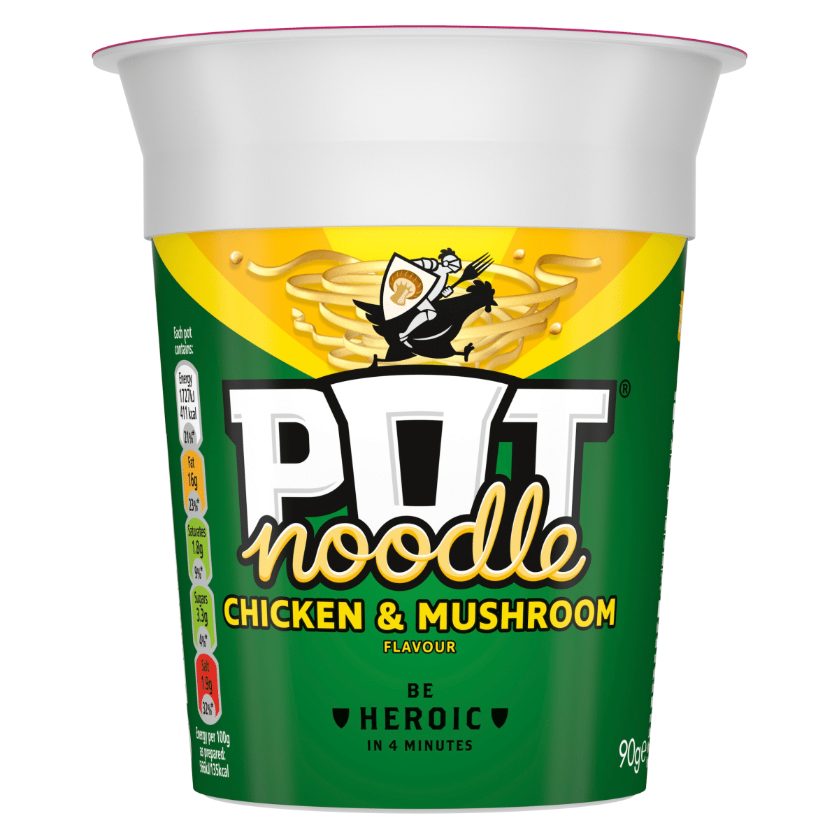 Pot Noodle  Standard Pot Noodle Chicken & Mushroom 90 g