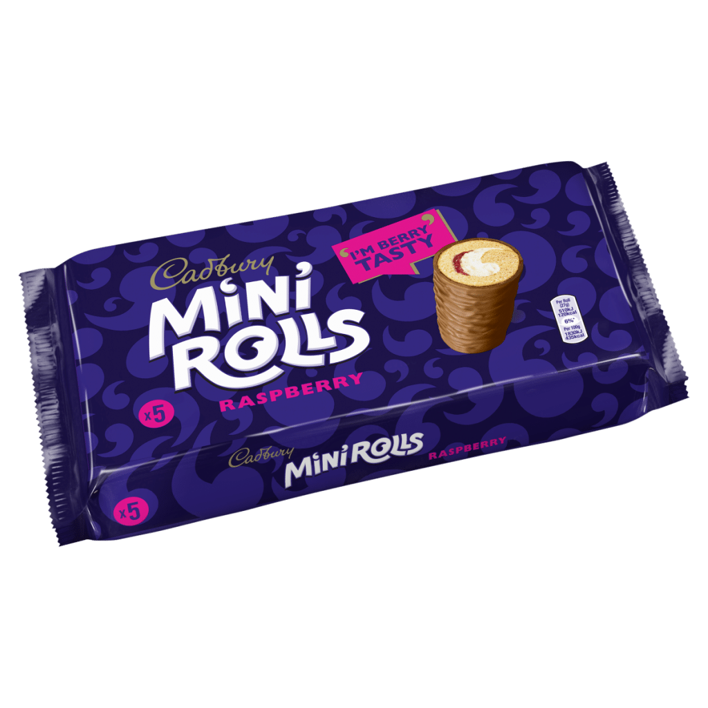 Cadbury 5 Raspberry Mini Rolls
