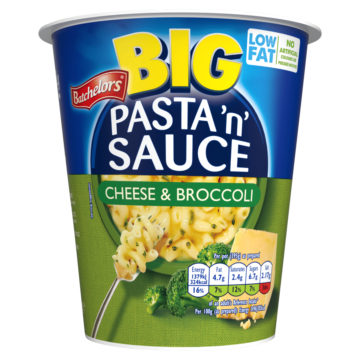 Batchelors Big Pasta ‘n’ Sauce Cheese & Broccoli 85g