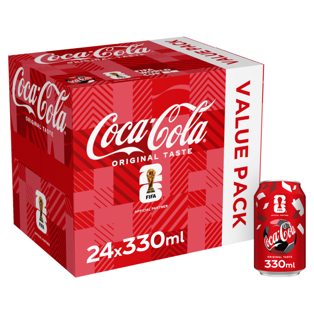 Coca-Cola Original Taste 24 x 330ml Cans