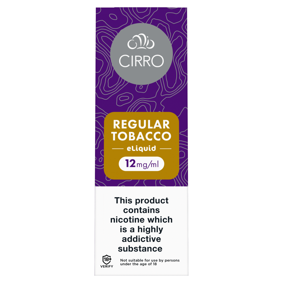 Cirro Regular Tobacco eLiquid 12mg/ml 10ml