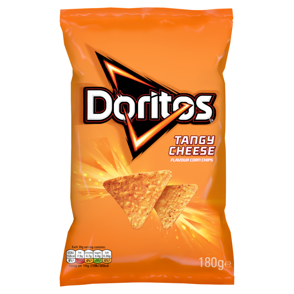 Doritos Tangy Cheese Sharing Tortilla Chips Crisps 180g