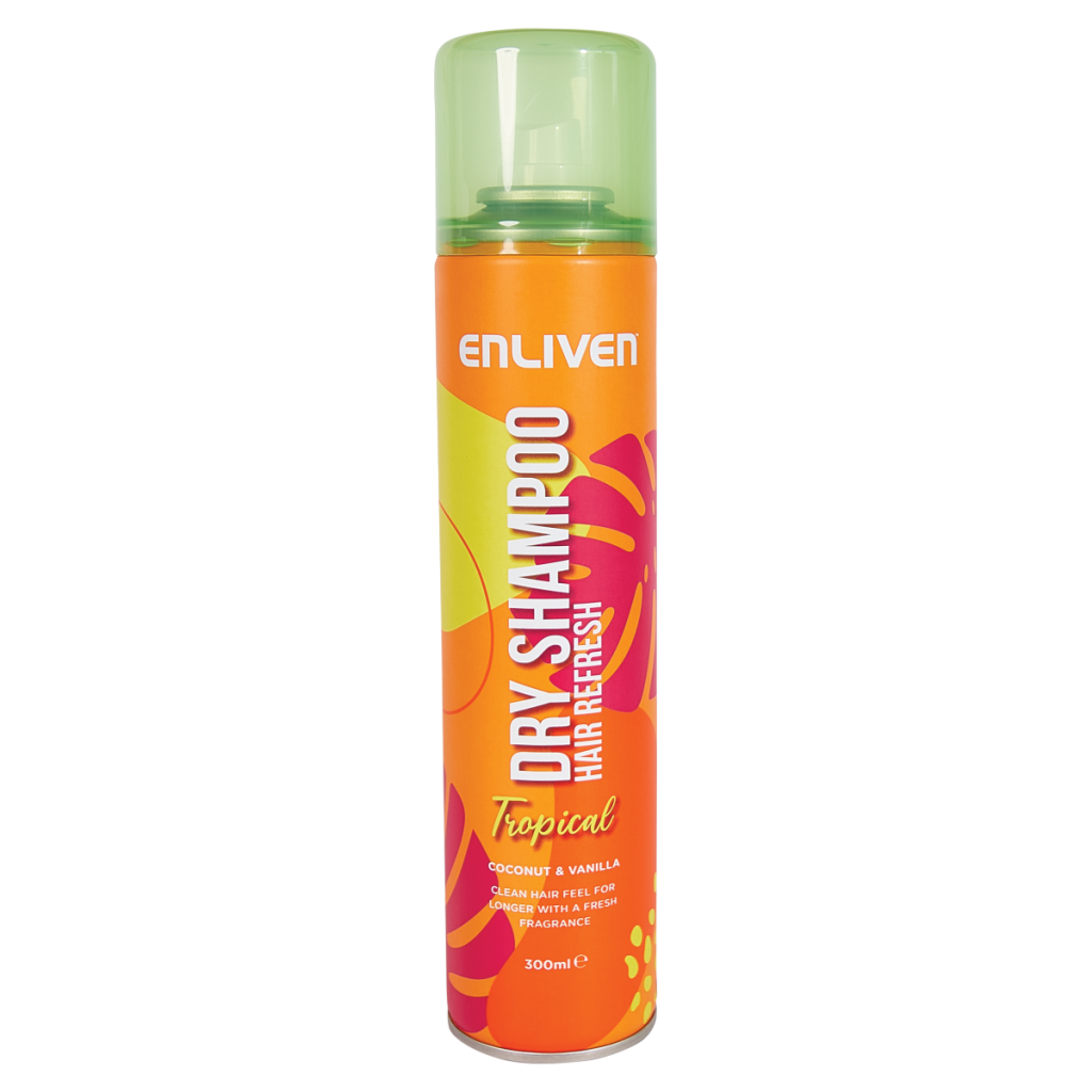 Enliven Tropical Coconut & Vanilla Dry Shampoo 300ml