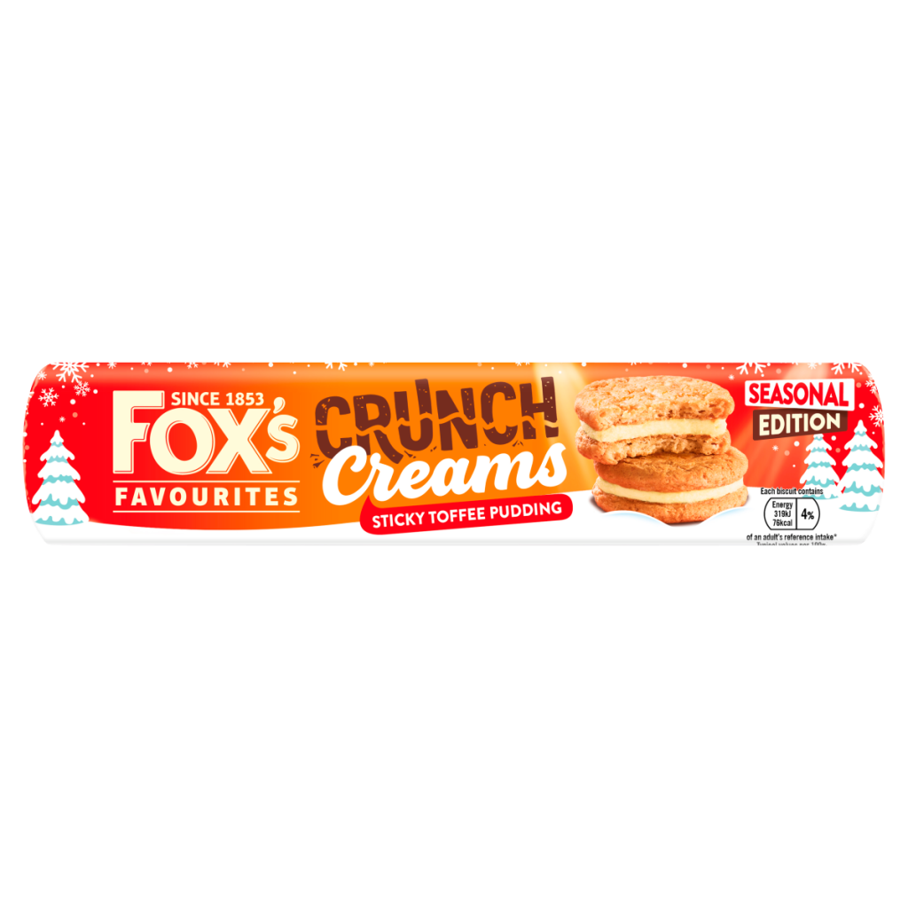 Fox’s Favourites Seasonal Edition Crunch Creams Sticky Toffee Pudding 200g