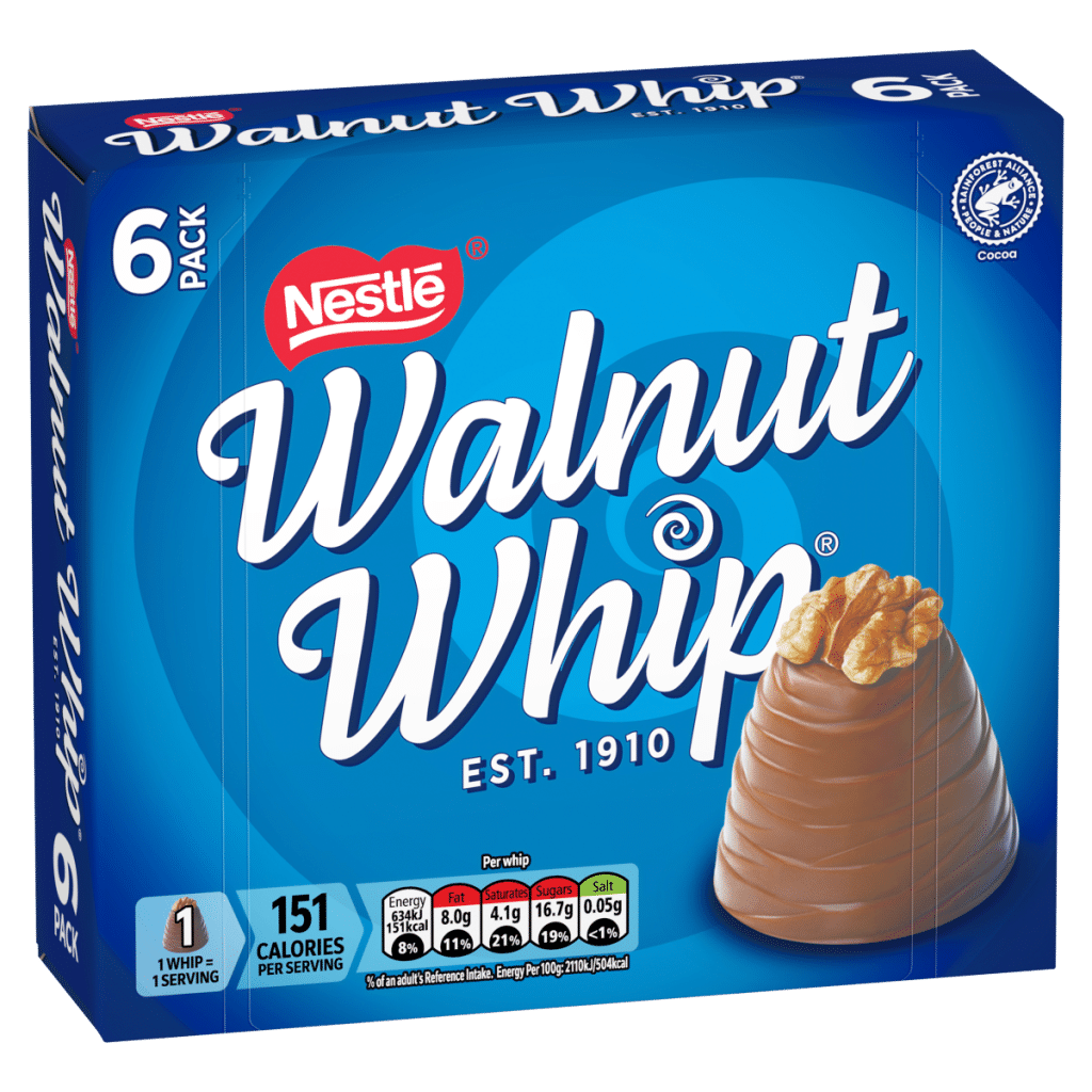 Walnut Whip 6 x 30g (180g)