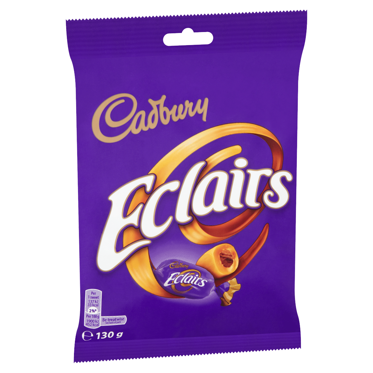 Cadbury Eclairs Classic Chocolate Bag 130g