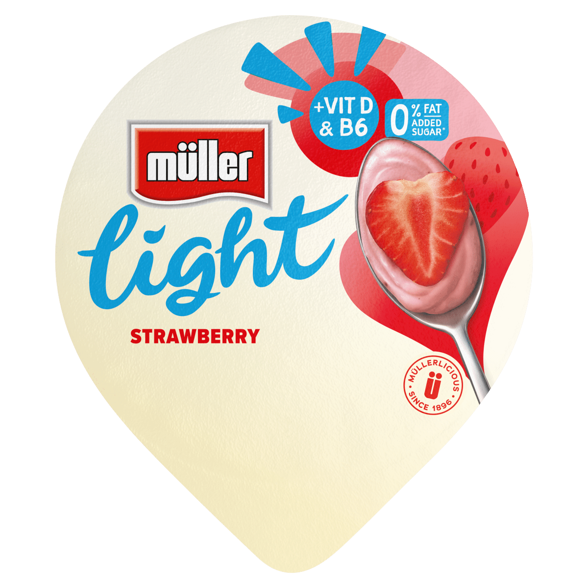 Müller Light Strawberry 160g