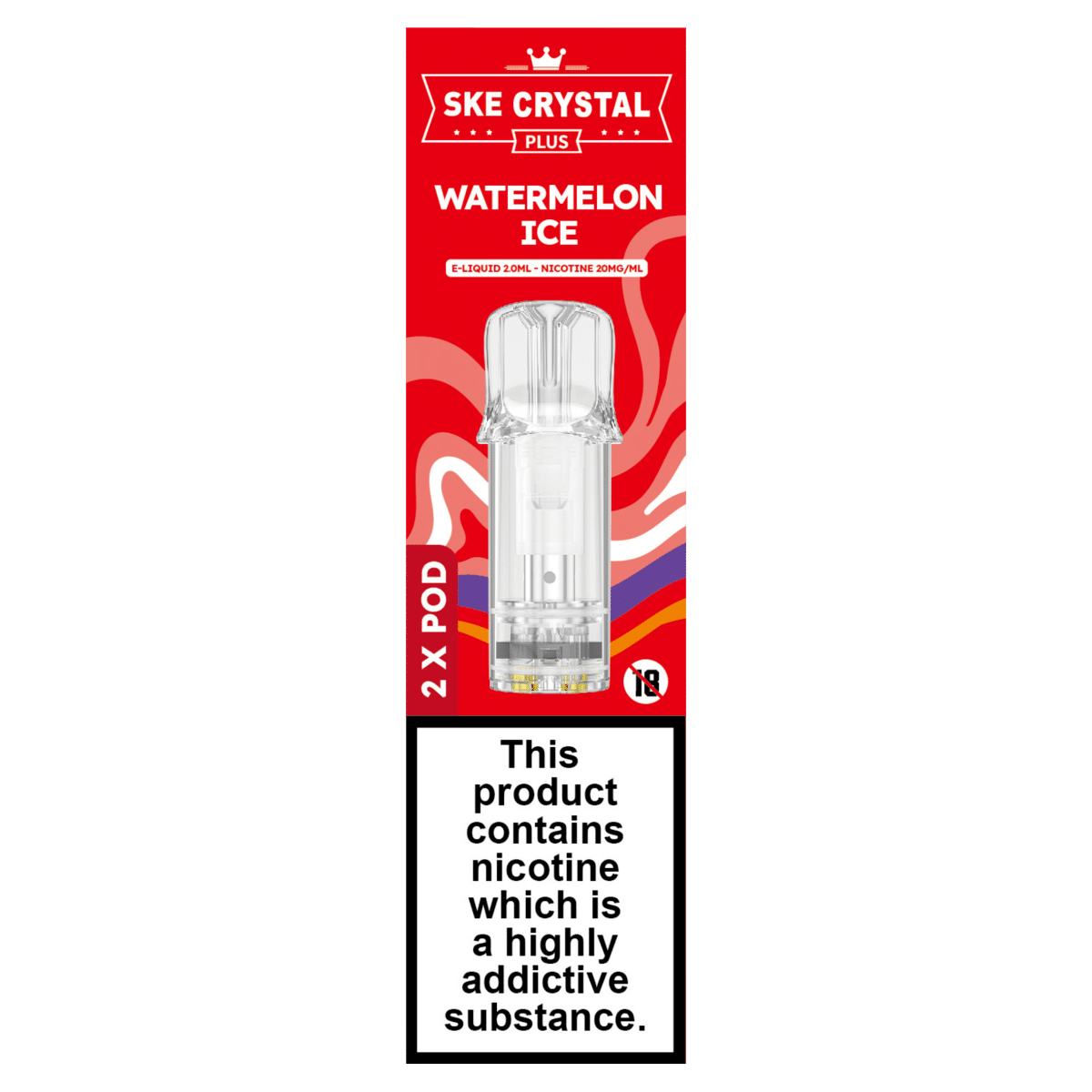 SKE Crystal Plus Watermelon Ice 20mg/ml