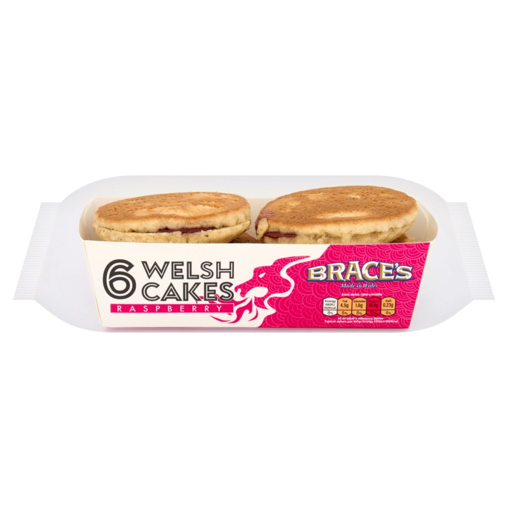 Brace’s 6 Raspberry Welsh Cakes