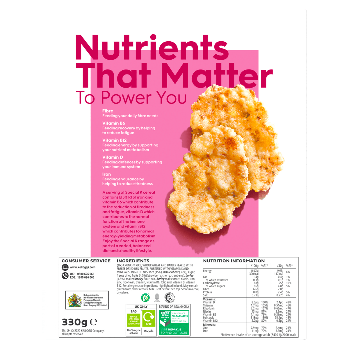 Kellogg’s Special K Red Berries 330g