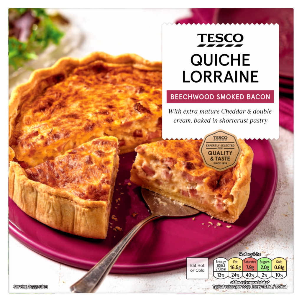 Tesco Quiche Lorraine 400g