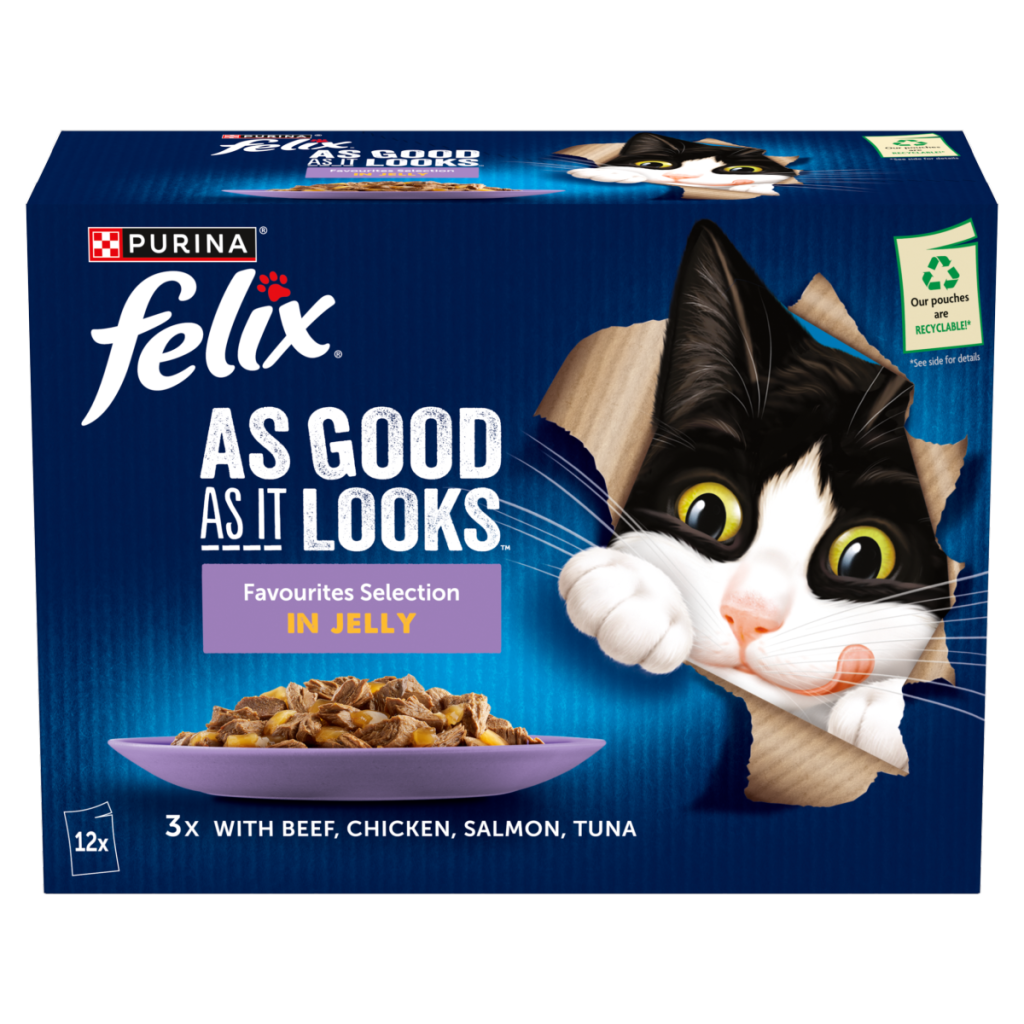 FELIX As Good As it Looks Favourites Selection Wet Cat Food 12x85g