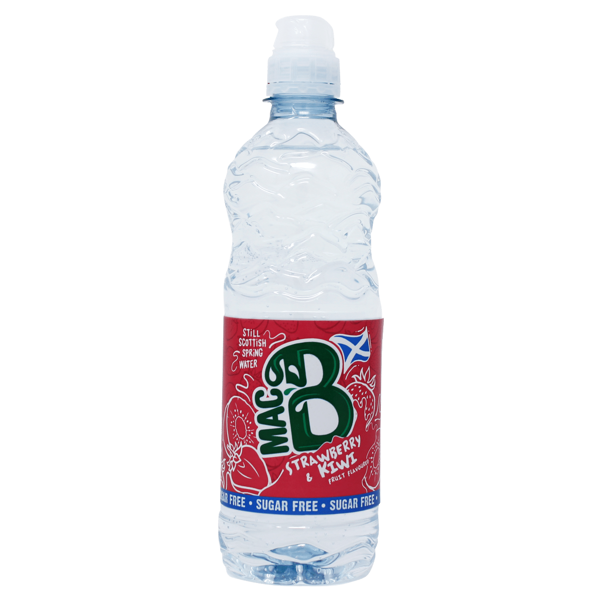 Mac B Still Scottish Spring Water Strawberry & Kiwi Fruit Flavoured 500ml