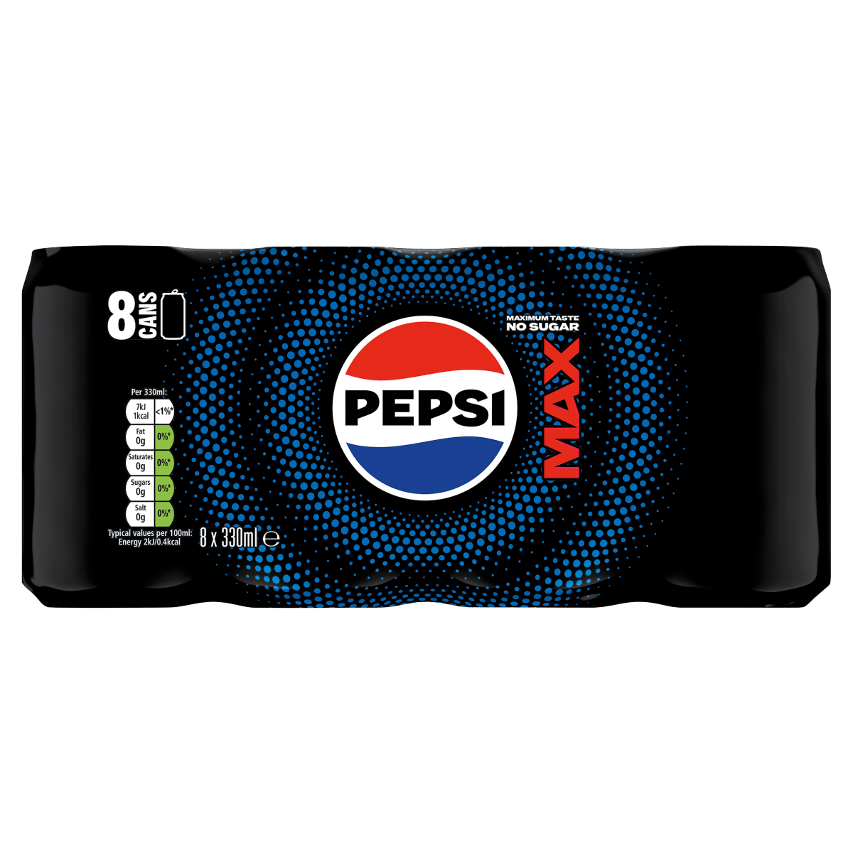 Pepsi Max 8 x 330ml