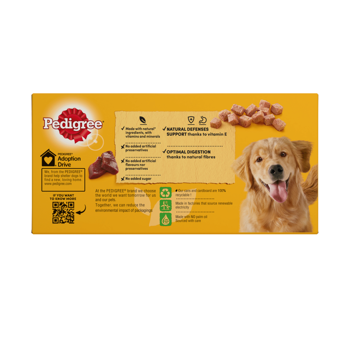 Pedigree Adult Wet Dog Food Tins Mixed in Loaf 6 x 400g