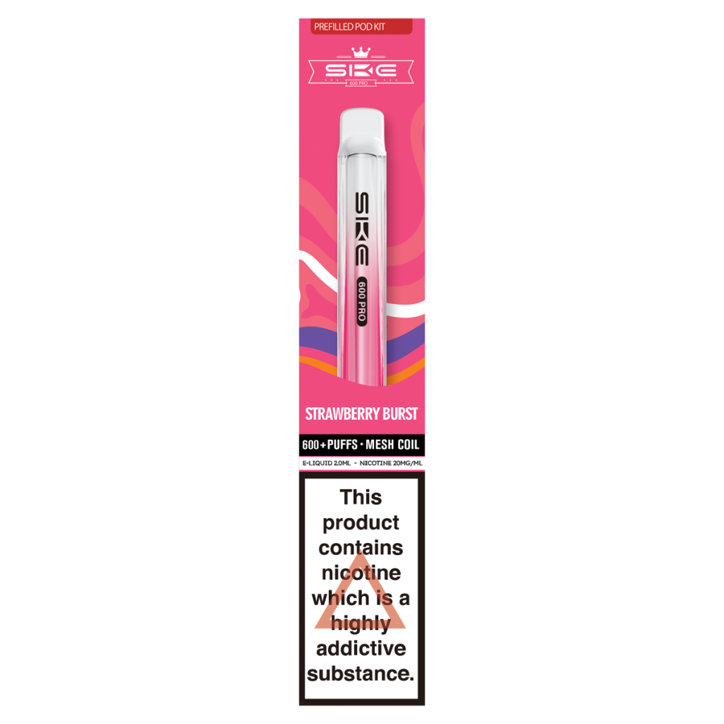 SKE 600 Pro Strawberry Burst Prefilled Pod Kit