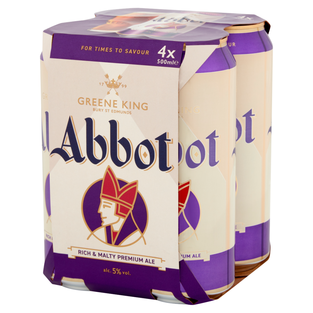 Greene King Abbot Rich & Malty Premium Ale 4 x 500ml