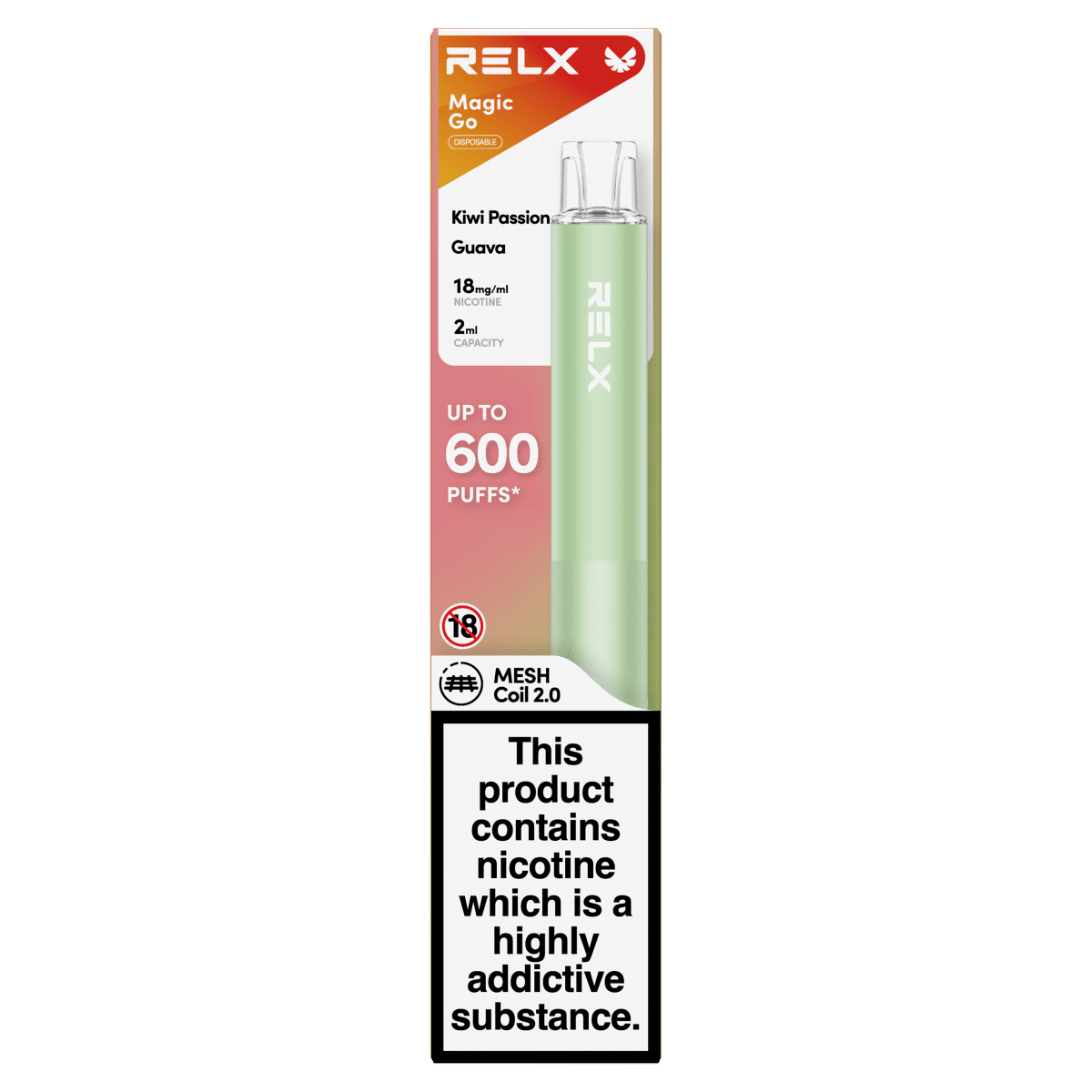 Relx Magic Go Disposable Kiwi Passion Guava