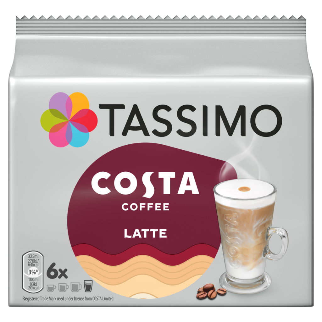 Tassimo Costa 6 Latte 167.4g