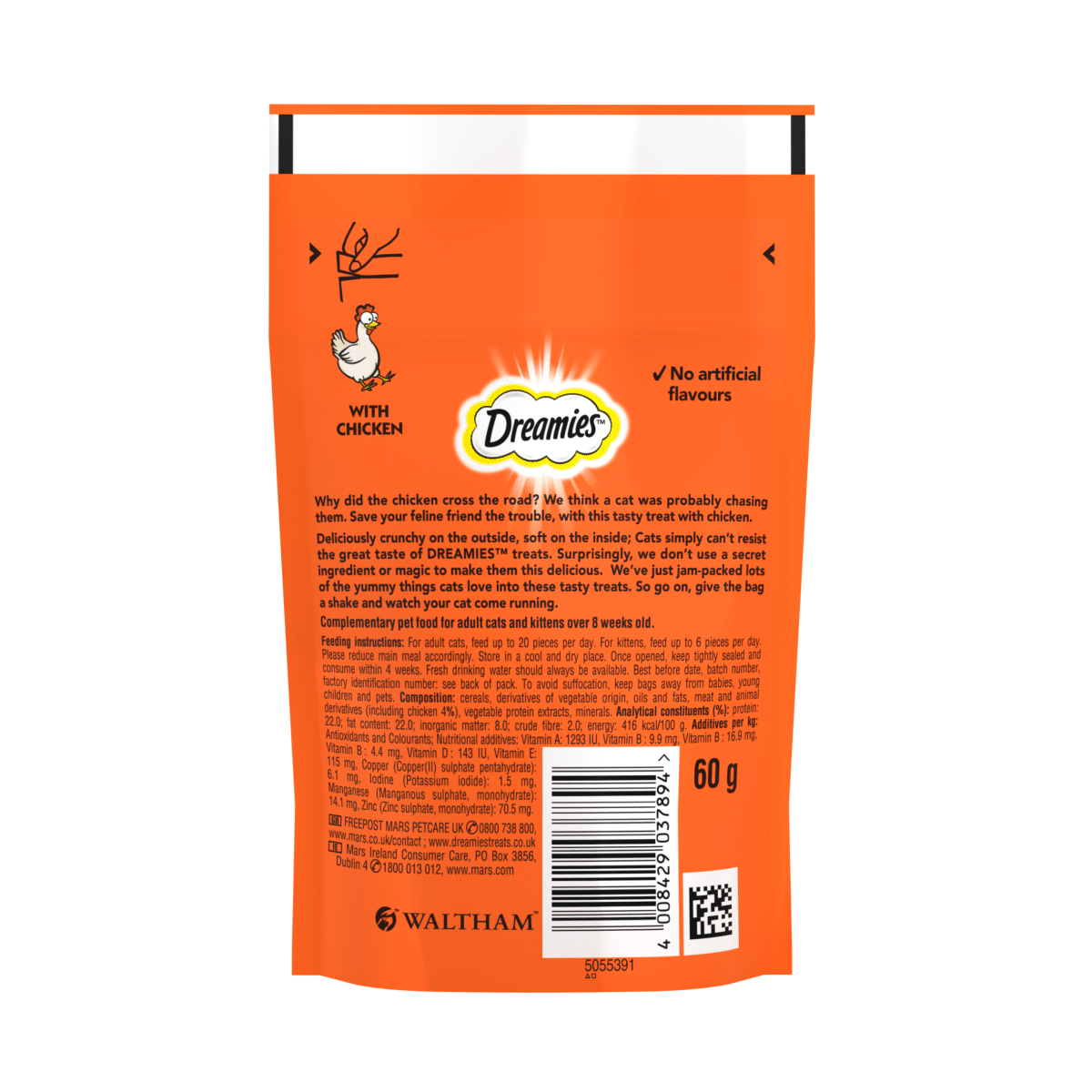 Dreamies Cat Treat Biscuits with Chicken 60g