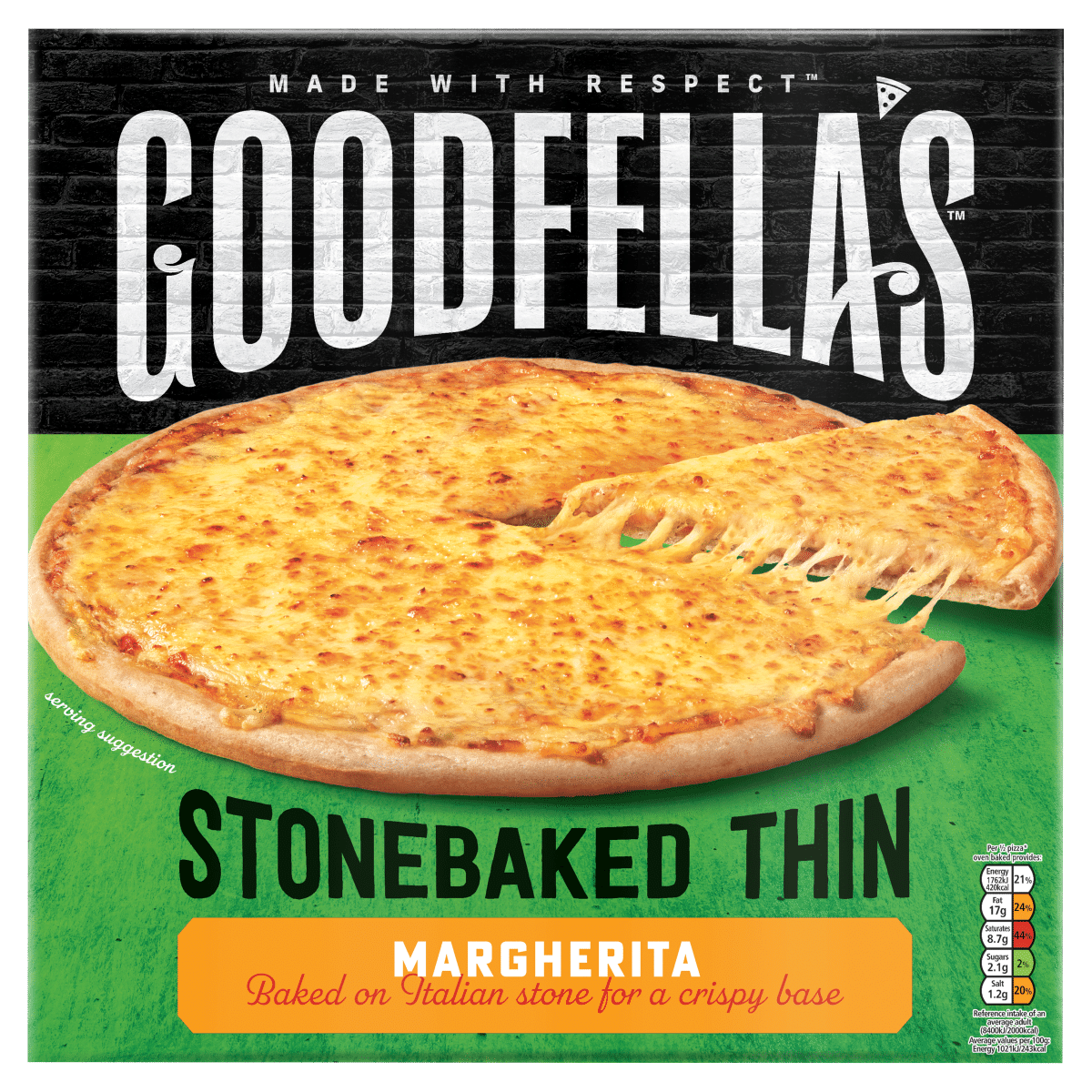 Goodfella’s Stonebaked Thin Margherita 345g