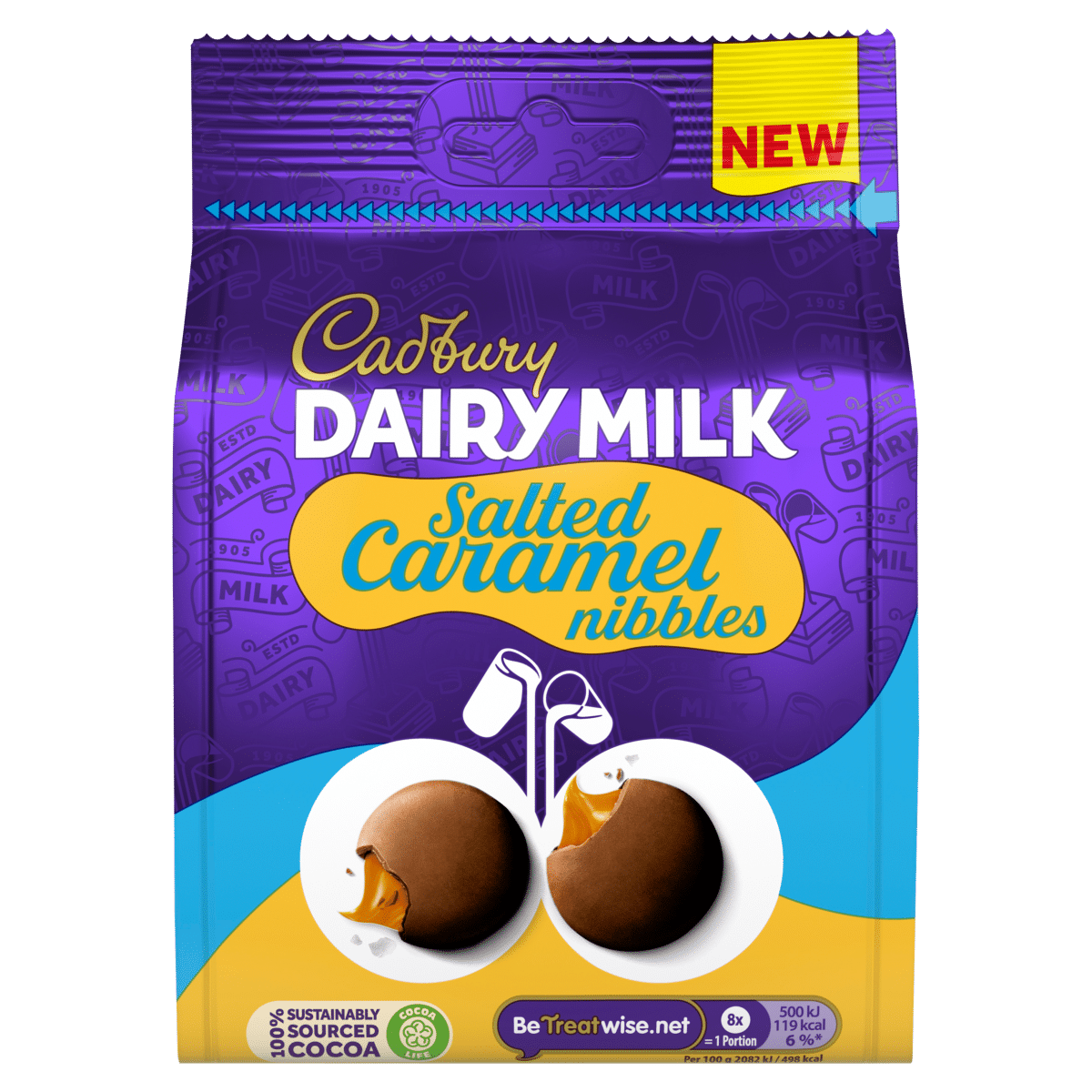 Cadbury Dairy Milk Salted Caramel Nibbles 120g