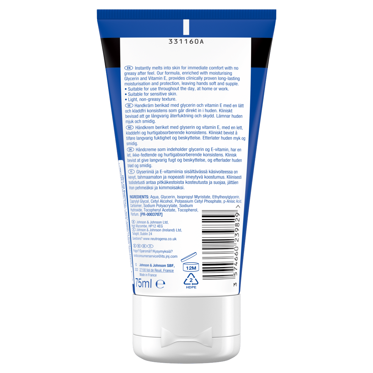 NEUTROGENA Norwegian Formula Fast-Absorbing Hand Cream (1x 75ml)