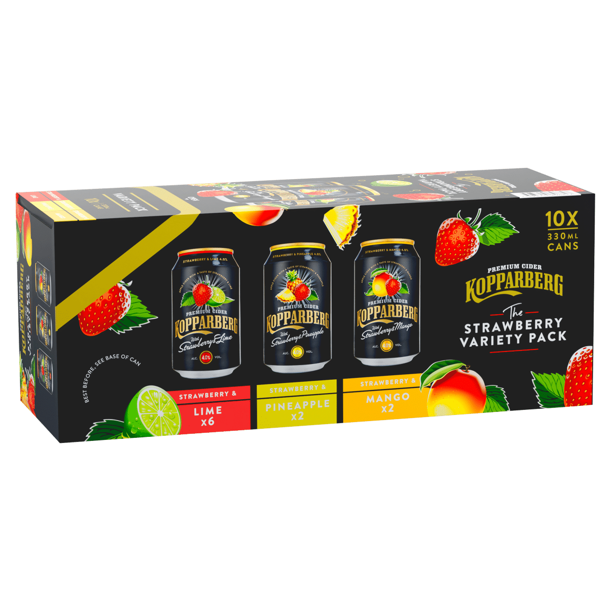 Kopparberg Premium Cider The Strawberry Variety Pack 10 x 330ml