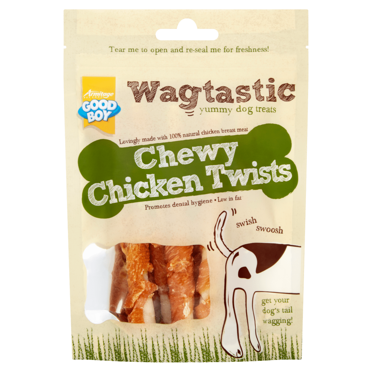 Good Boy Wagtastic Chewy Chicken Twists 70g