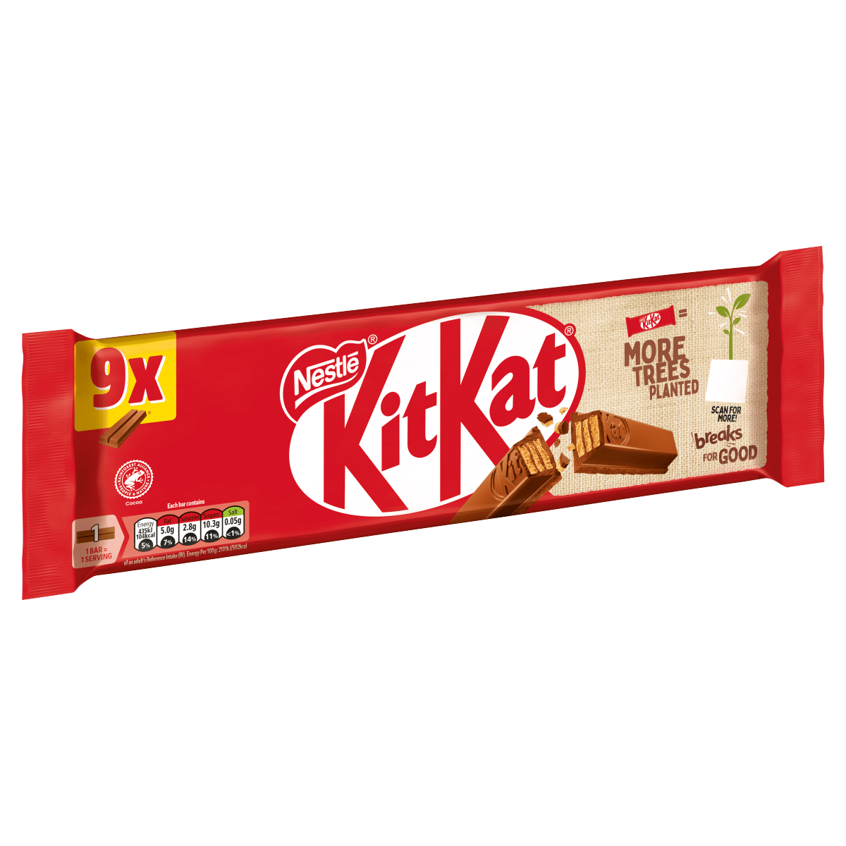 KitKat 2 Finger Original 9 x 20.7g (186.3g)