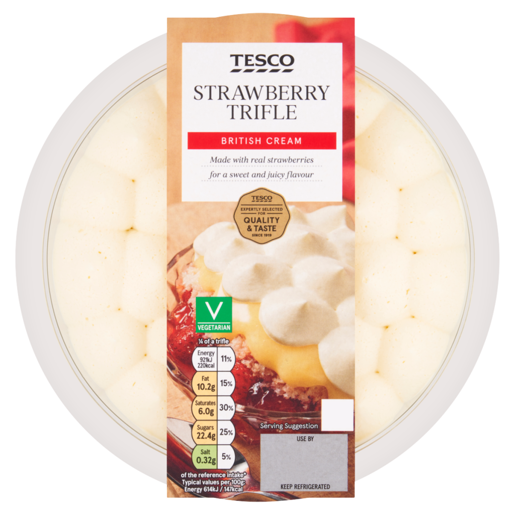 Tesco Strawberry Trifle 600g