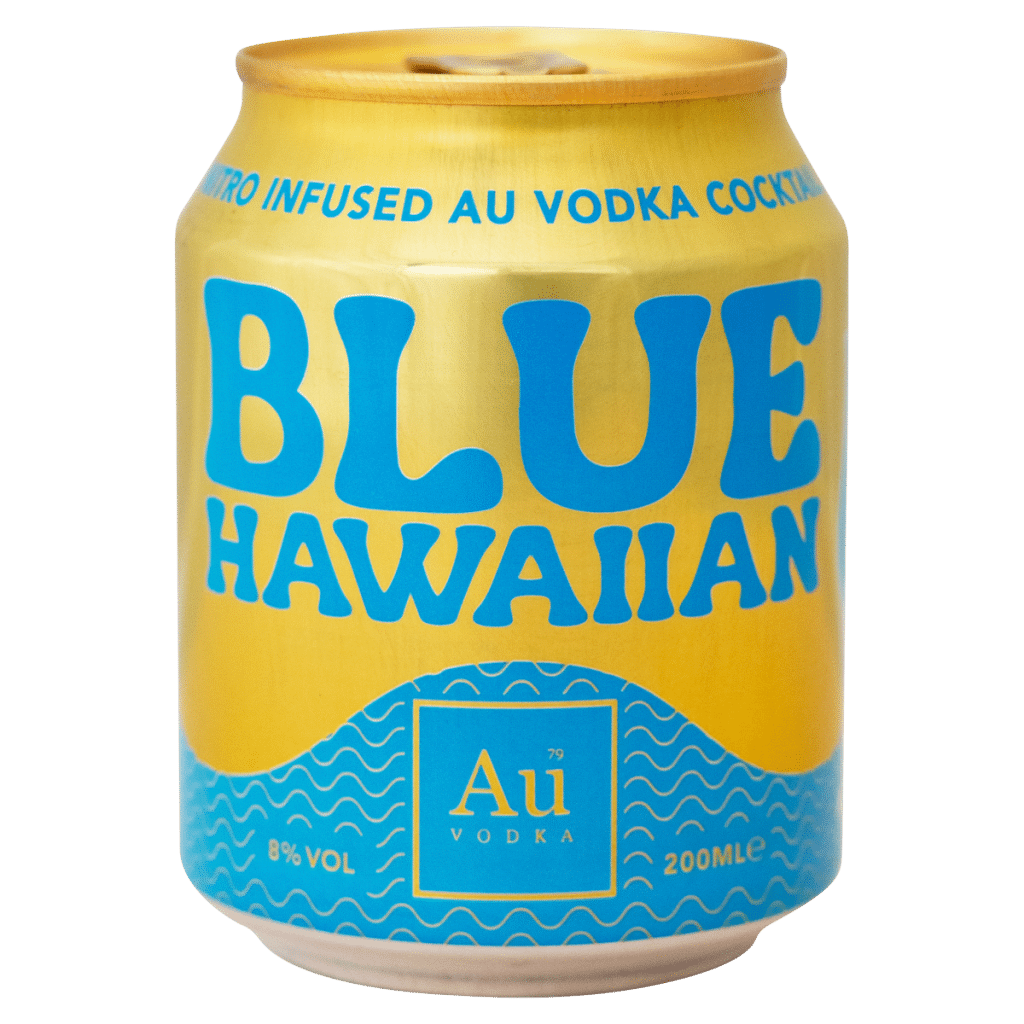 Au Vodka Blue Hawaiian 200ml