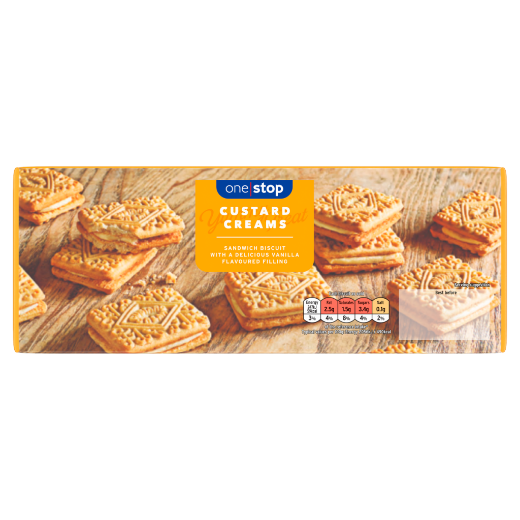 One Stop Custard Creams 400g