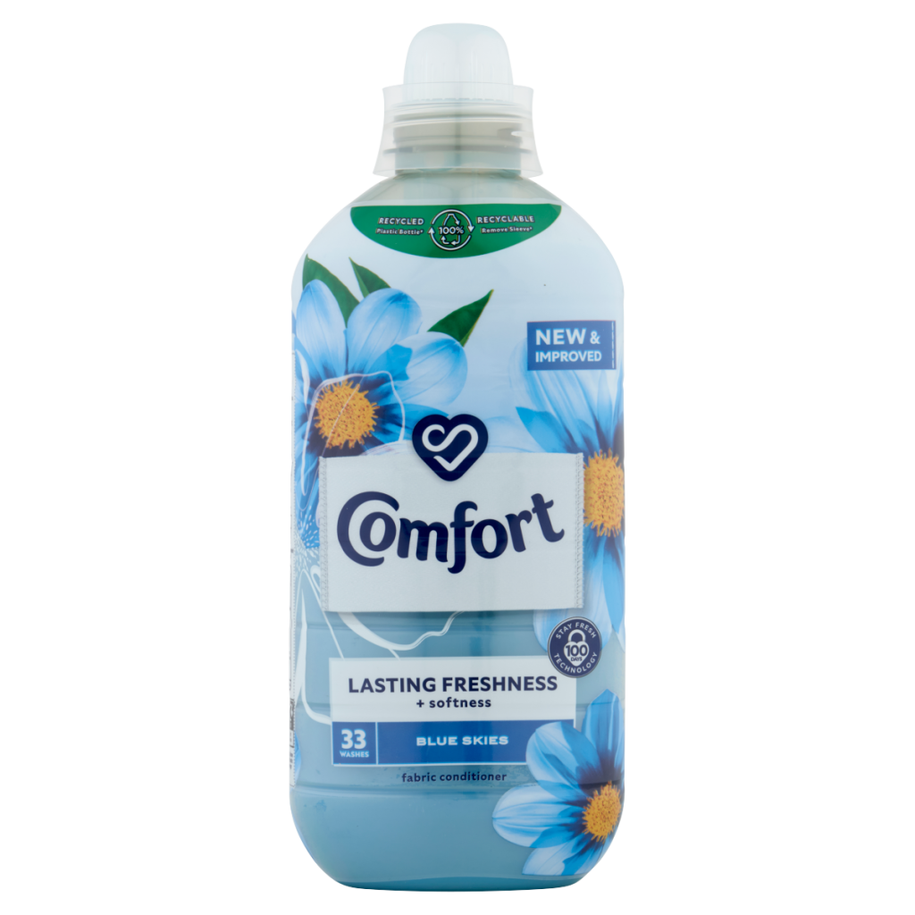 Comfort Blue Skies Fabric Conditioner 33 Washes 990ml