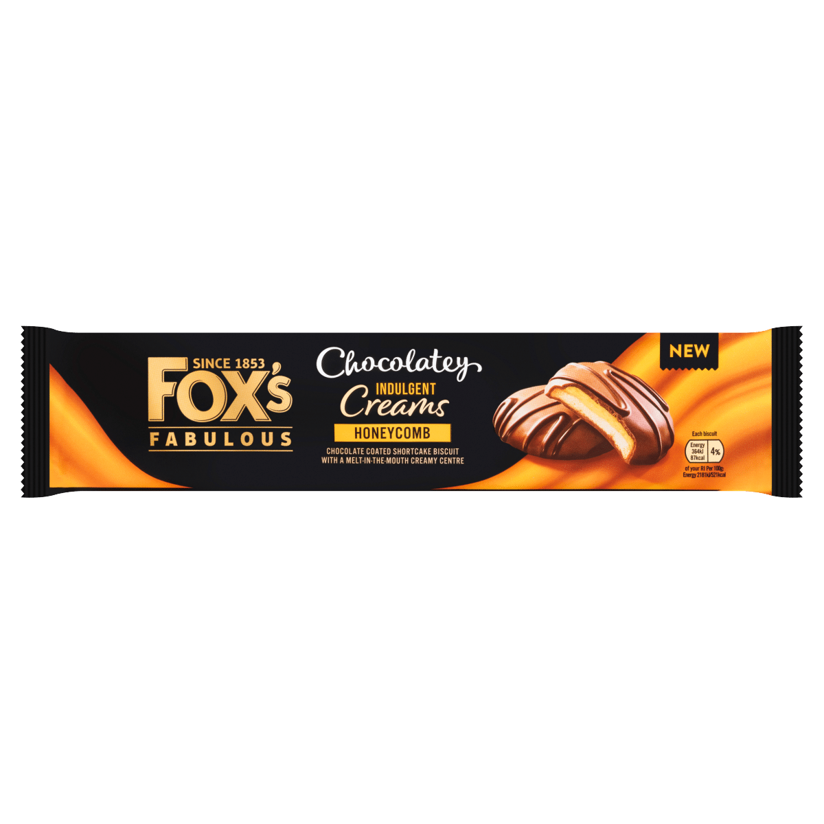 Fox’s Fabulous Chocolatey Indulgent Creams Honeycomb 130g