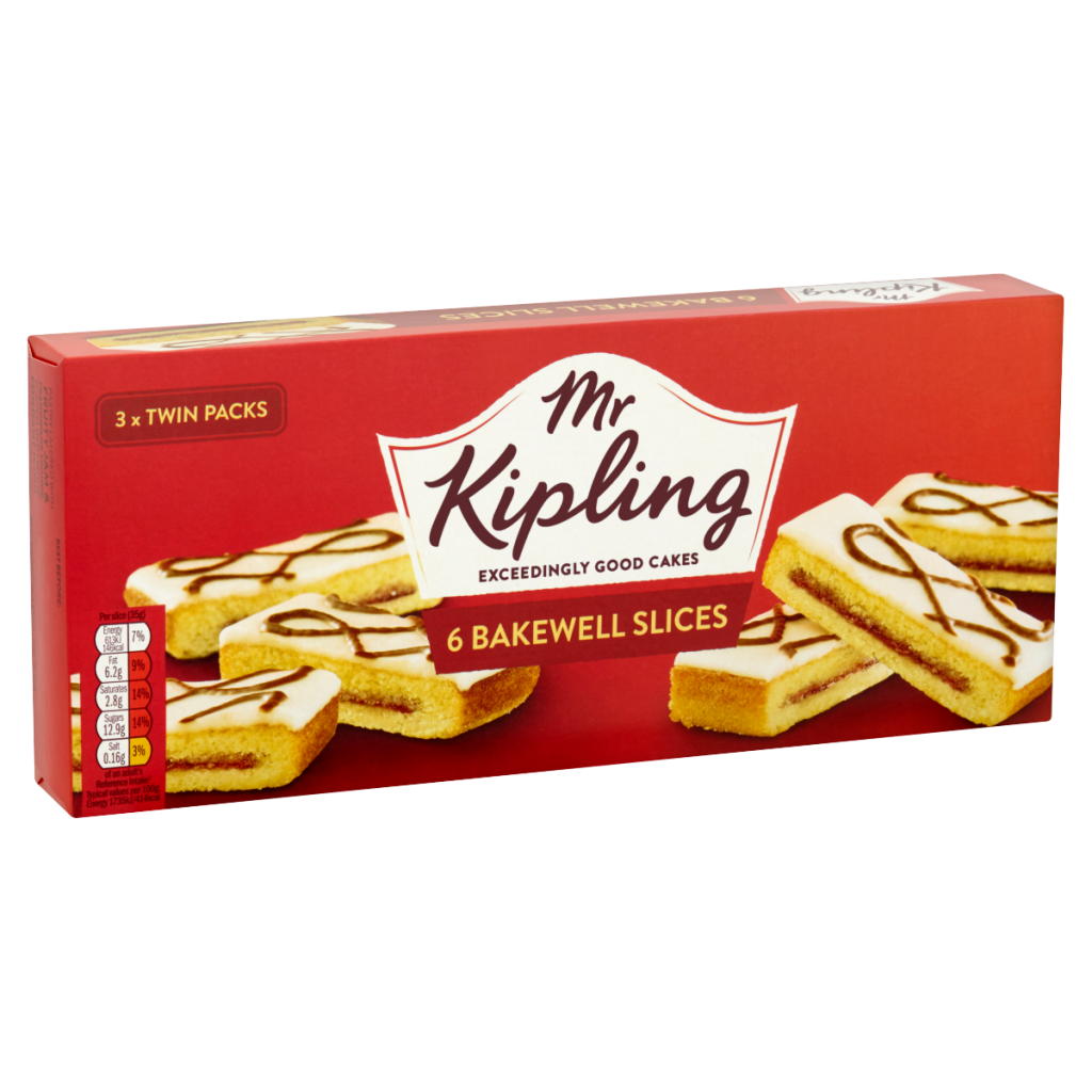 Mr Kipling 6 Bakewell Slices